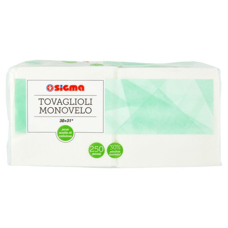 Sigma Tovaglioli Monovelo 30x31 250 pz