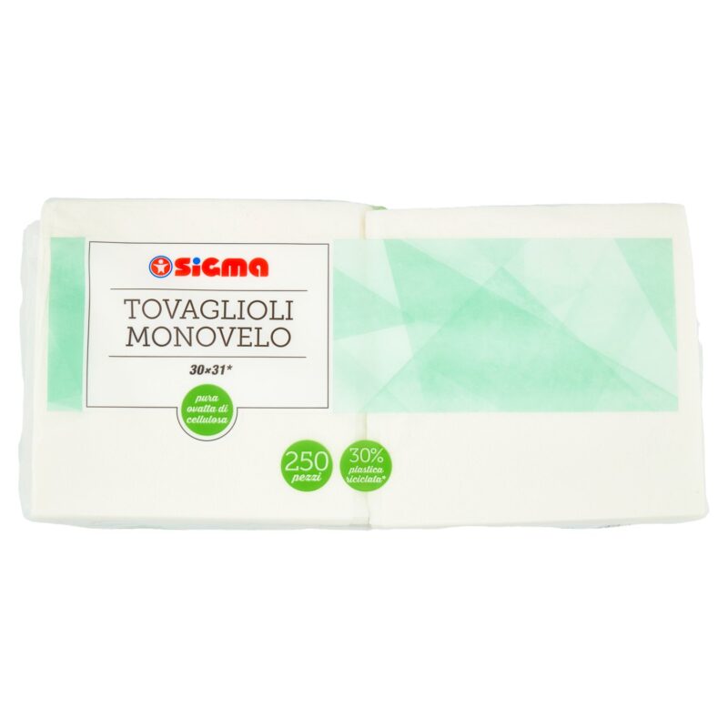 Sigma Tovaglioli Monovelo 30x31 250 pz