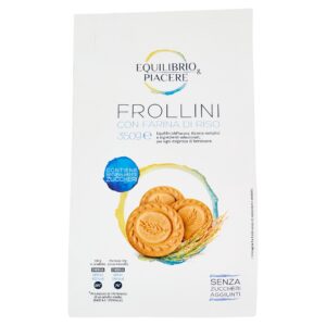 Equilibrio & Piacere Frollini con Farina di Riso Senza Zuccheri Aggiunti 350 g