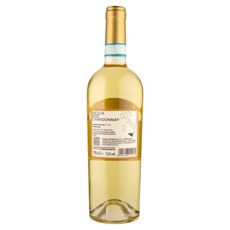 Gusto & Passione Slow Food Italia Chardonnay Sicilia DOC 75 cl