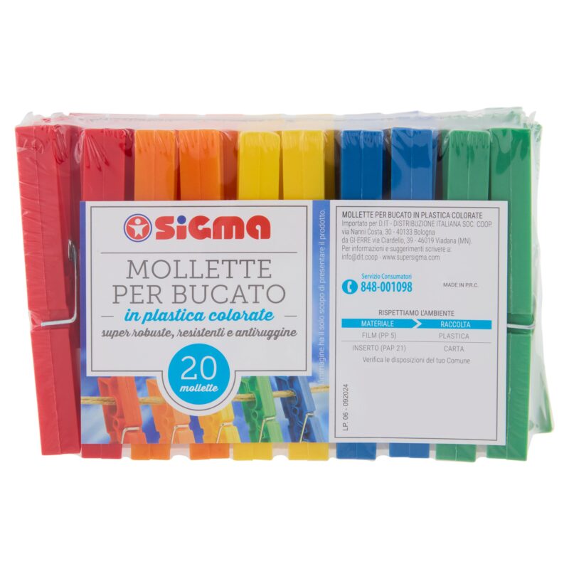 Sigma Mollette per Bucato 20 pz