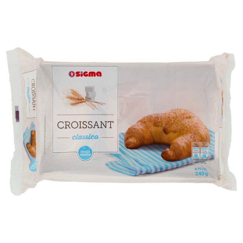 Sigma Croissant classico 6 Pezzi 240 g