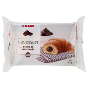 Sigma Croissant crema al cioccolato 6 Pezzi 300 g