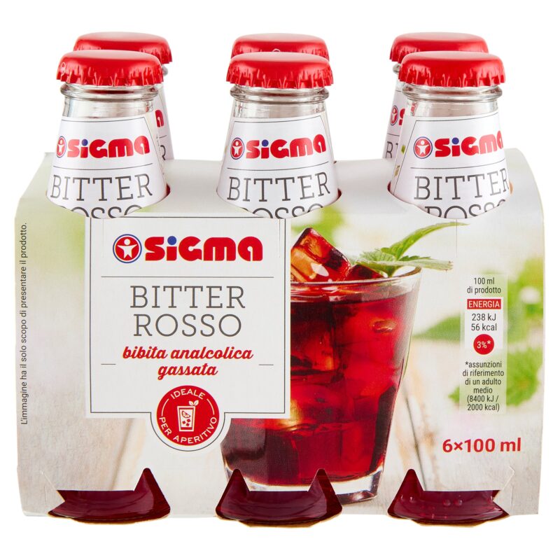 Sigma Bitter Rosso 6 x 100 ml