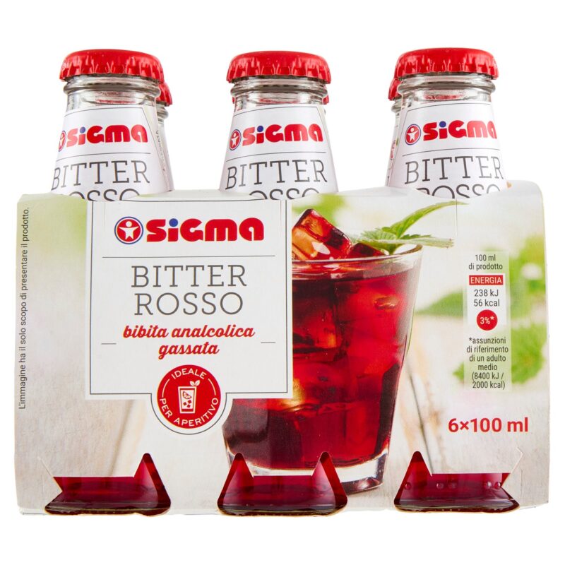 Sigma Bitter Rosso 6 x 100 ml