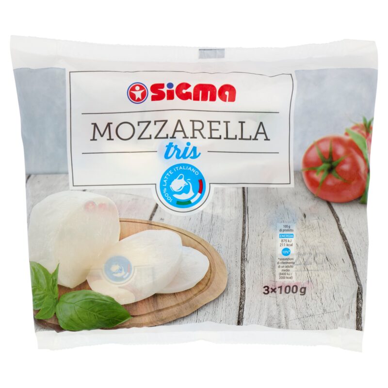 Sigma Mozzarella tris 3 x 100 g