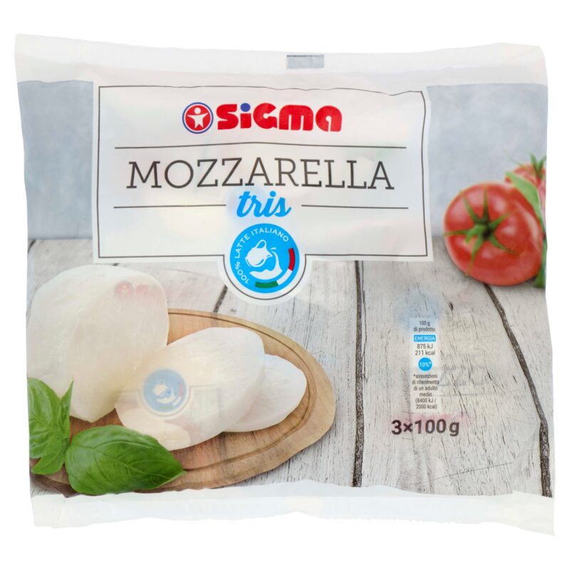 Sigma Mozzarella tris 3 x 100 g