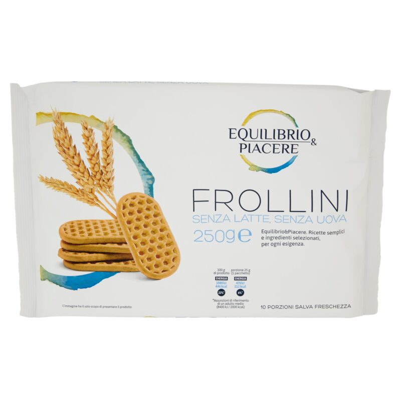 Equilibrio & Piacere Frollini Senza Latte, Senza Uova 250 g
