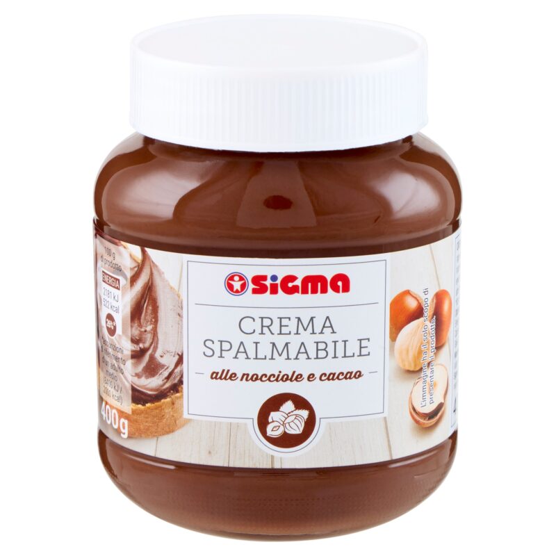Sigma Crema Spalmabile alle nocciole e cacao 400 g