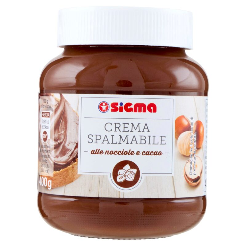 Sigma Crema Spalmabile alle nocciole e cacao 400 g