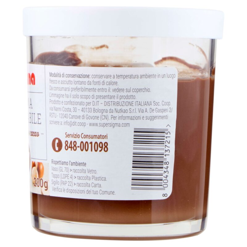Sigma Crema Spalmabile alle nocciole e cacao 200 g