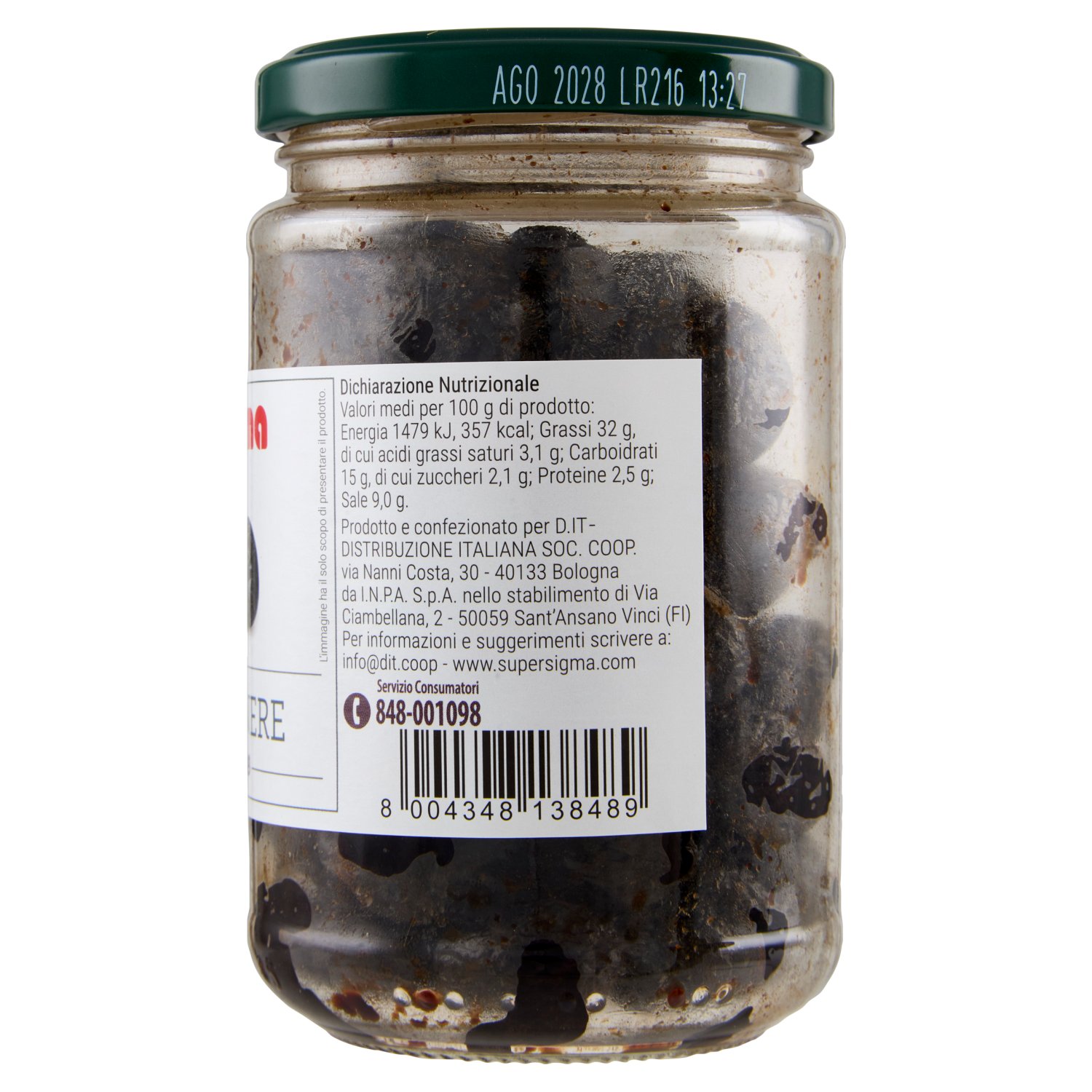 Sigma Olive Nere secche 170 g