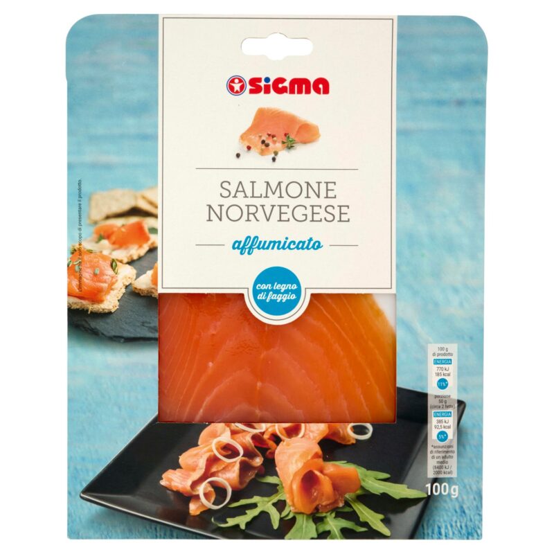 Sigma Salmone Norvegese affumicato 100 g