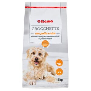 Sigma Crocchette Cane con pollo e riso 1,5 kg