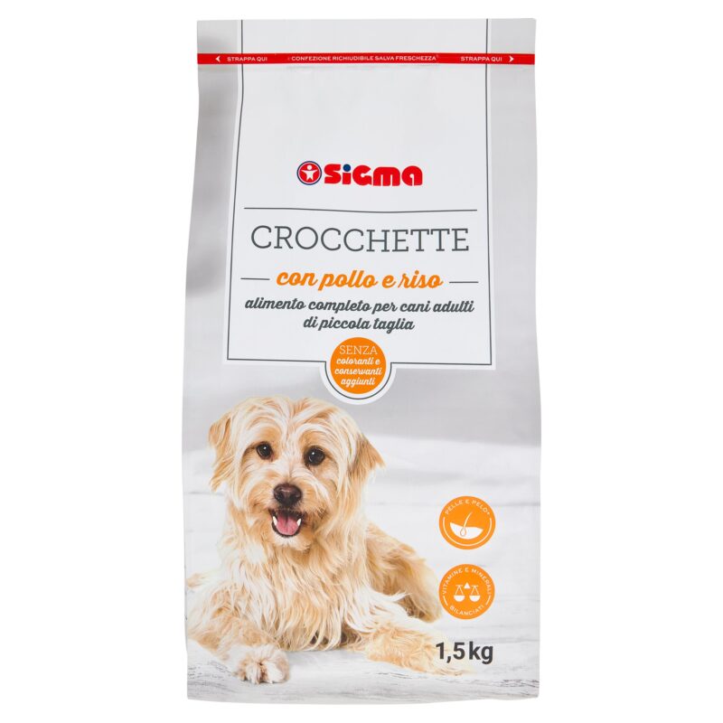 Sigma Crocchette Cane con pollo e riso 1,5 kg