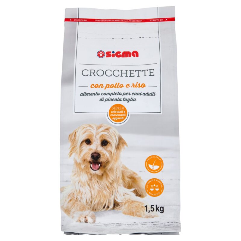 Sigma Crocchette Cane con pollo e riso 1,5 kg