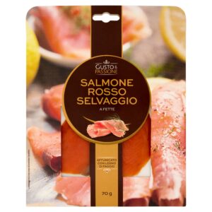 Gusto & Passione Salmone Rosso Selvaggio a Fette 70 g