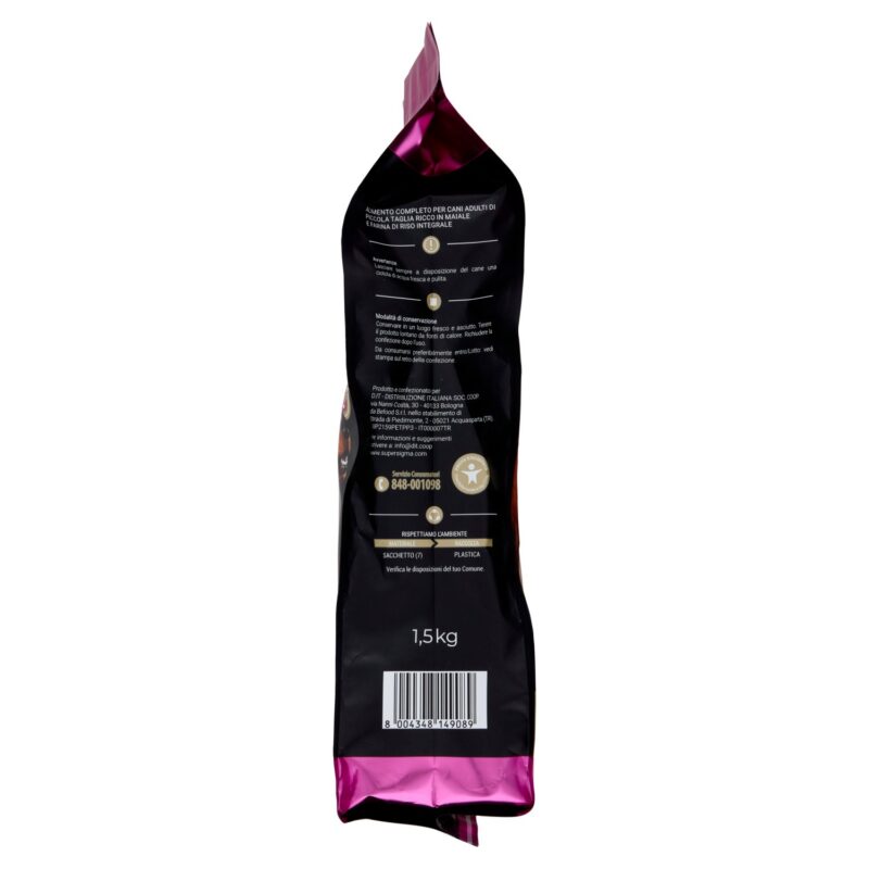 Sigma Exclusive Mini Adult Crocchette Cane maiale e farina di riso integrale 1,5 kg