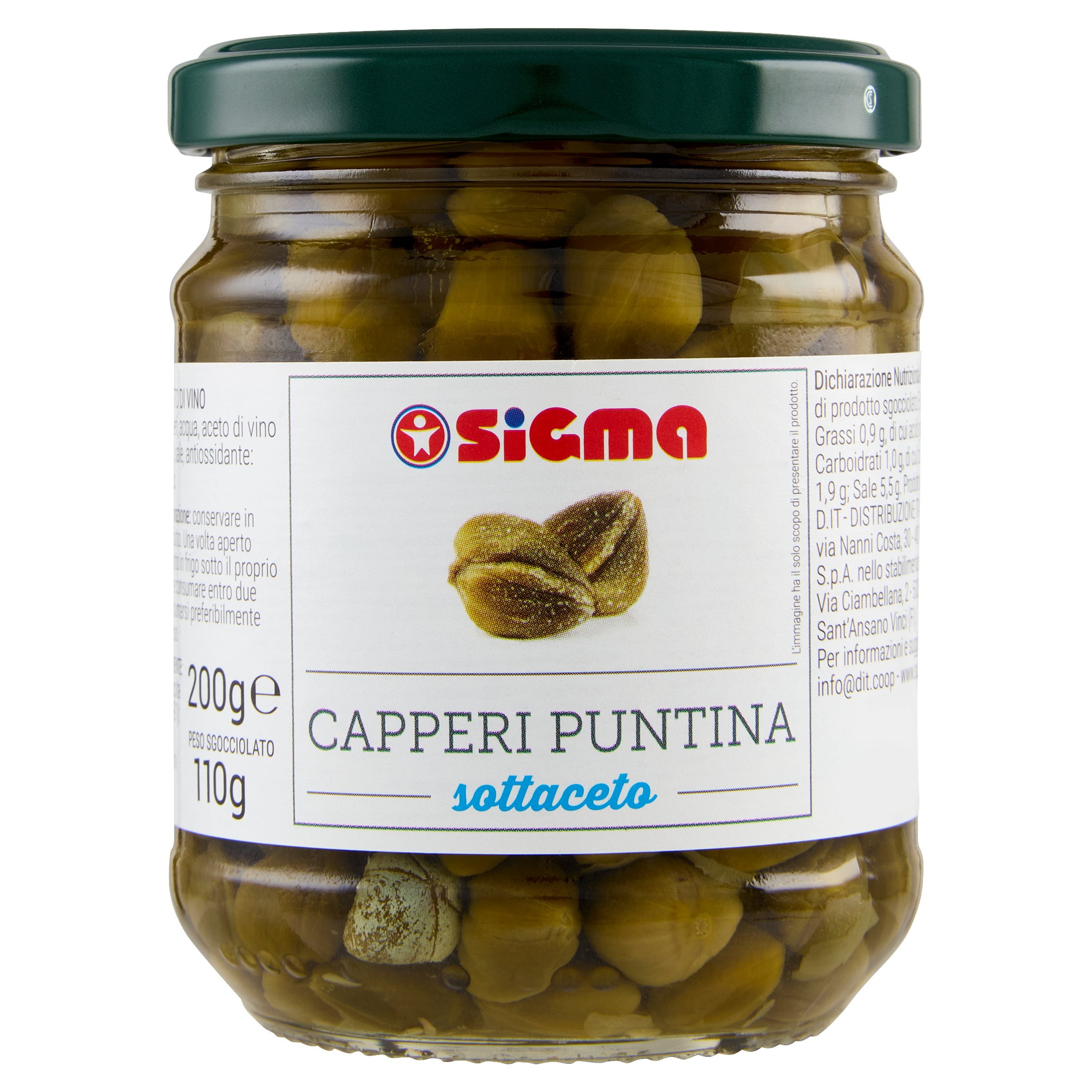 Sigma Capperi Puntina sottaceto 200 g