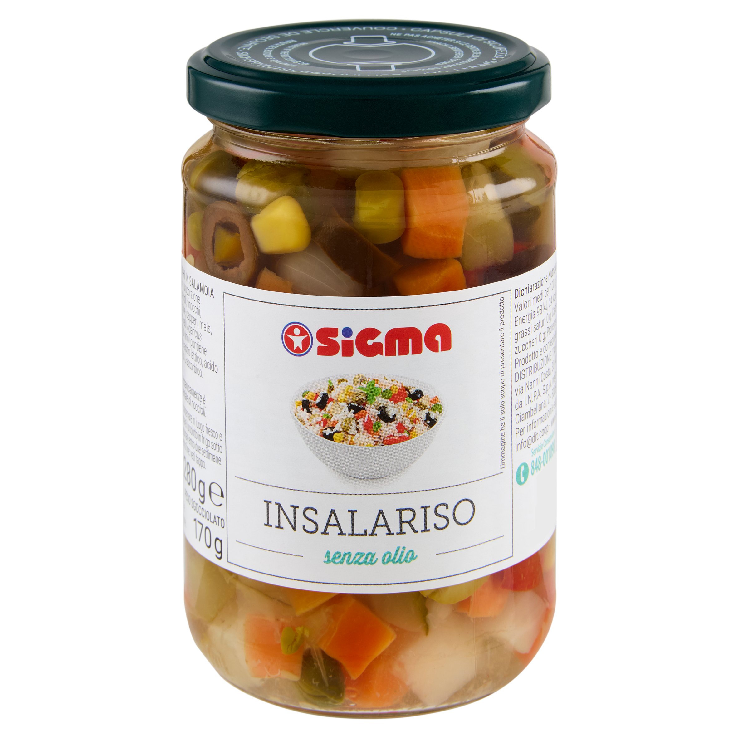 Sigma Insalariso senza olio 280 g