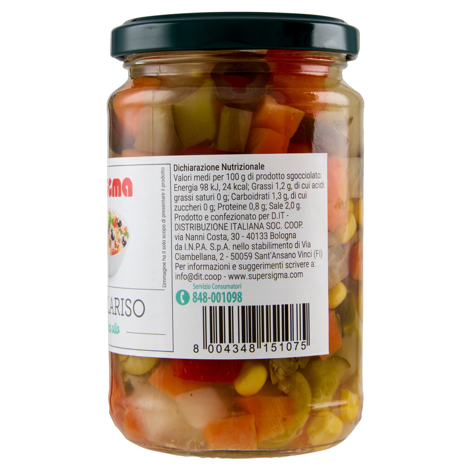 Sigma Insalariso senza olio 280 g