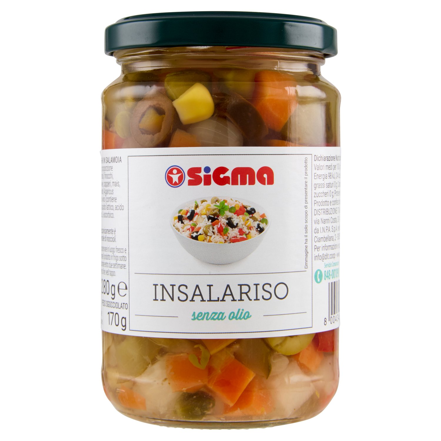 Sigma Insalariso senza olio 280 g