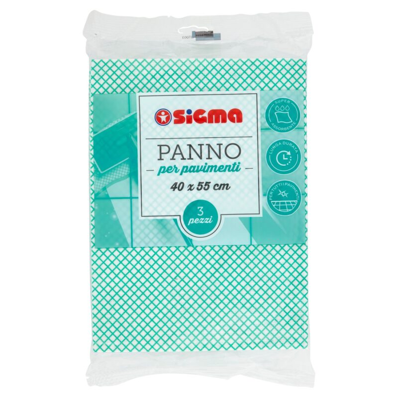 Sigma Panno per pavimenti 40x55cm 3 pz