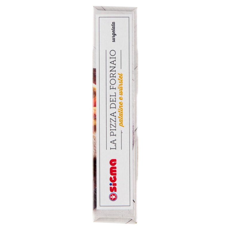 Sigma Pizza del Fornaio patatine e würstel surgelata 1 Pizza 240 g