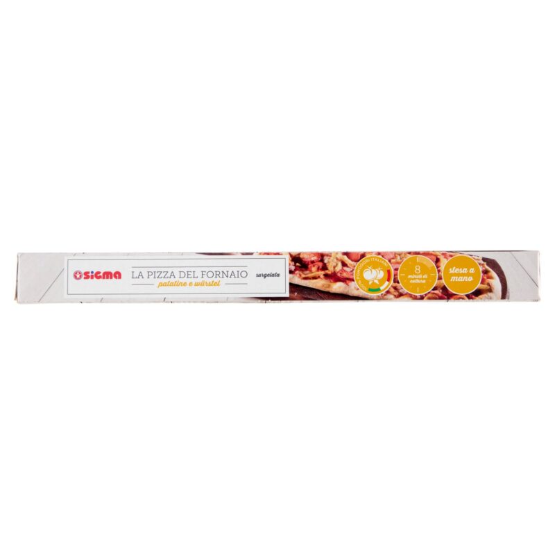 Sigma Pizza del Fornaio patatine e würstel surgelata 1 Pizza 240 g