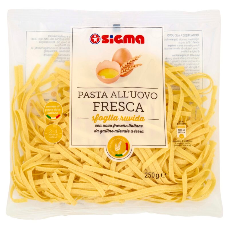 Sigma Pasta all'Uovo Fresca Tagliatelle 250 g
