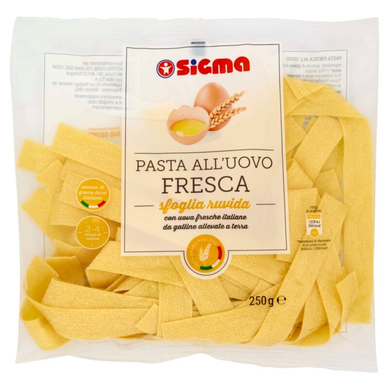 Sigma Pasta all'Uovo Fresca Pappardelle 250 g