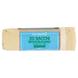 VerdeMio Sacchi Biodegradabili 42×42 cm 12 L ecologico 20 pz