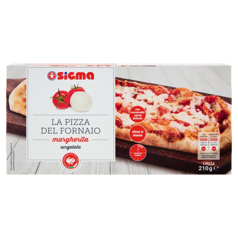 Sigma la Pizza del Fornaio margherita surgelata 1 Pizza 210 g