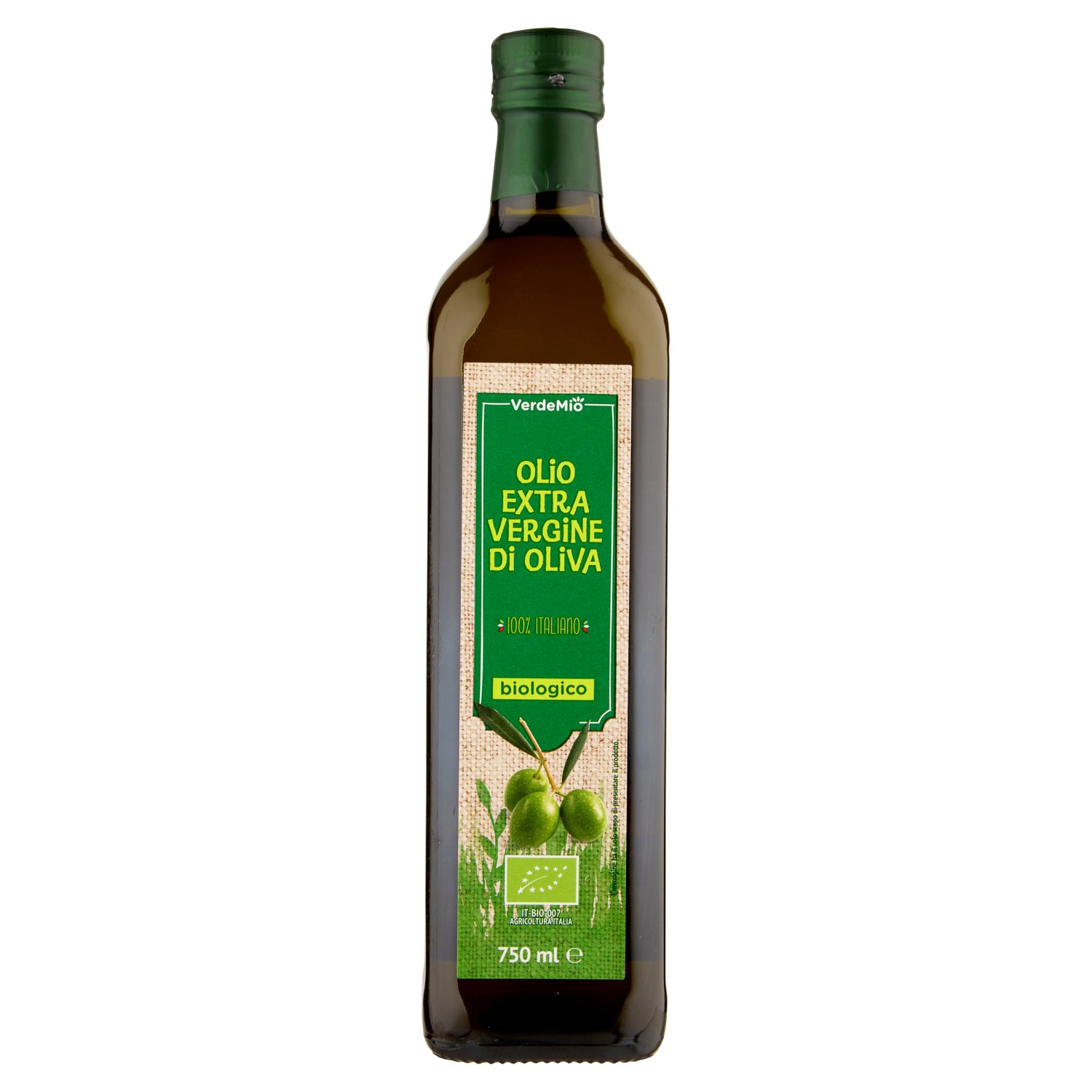 VerdeMio Olio Extra Vergine di Oliva biologico 750 ml