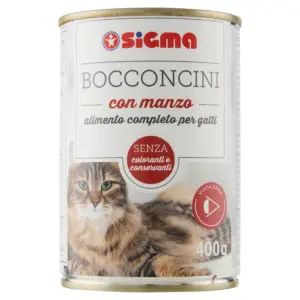Sigma Bocconcini Gatto con manzo 400 g