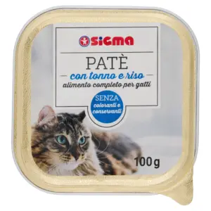 Sigma Patè Gatto con tonno e riso 100 g
