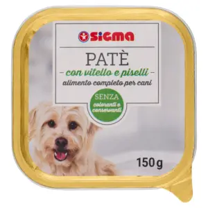 Sigma Patè Cane con vitello e piselli 150 g