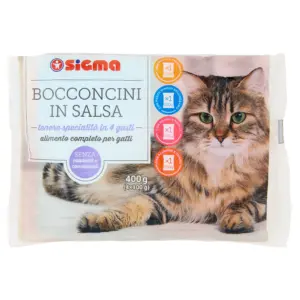 Sigma Bocconcini Gatto in Salsa 4 x 100 g