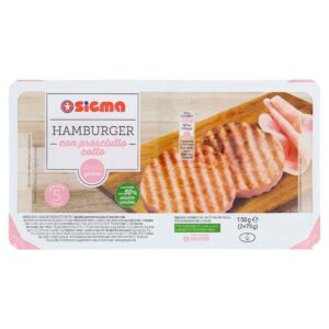 Sigma Hamburger con prosciutto cotto 2 x 75 g