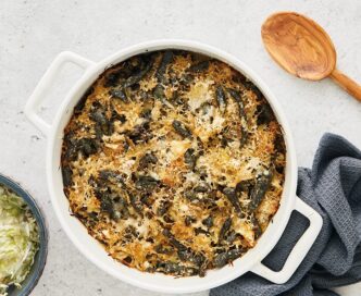 Sformato gratinato di spätzle e crauti