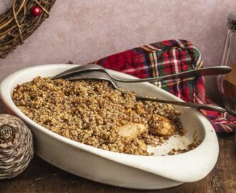 Crumble di pere al pain d’épices