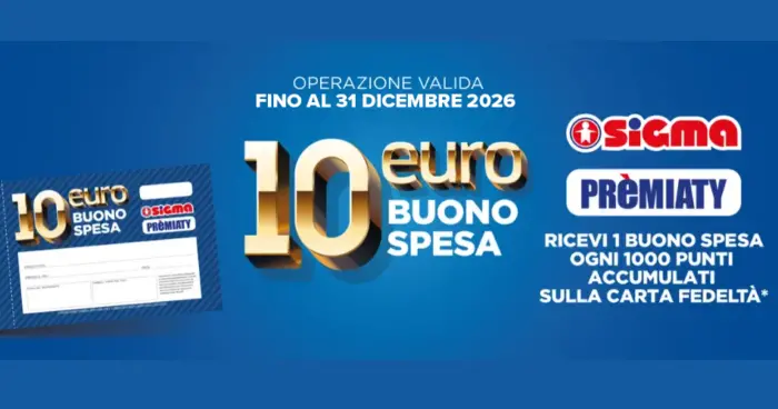 Operazione Buono Spesa da Sigma