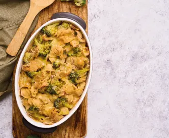 Pasta al forno con broccoli  e fontina