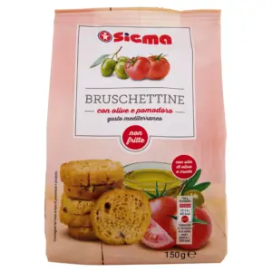 Sigma Bruschettine con olive e pomodoro 150 g