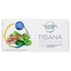 Equilibrio & Piacere Tisana Depurativa 20 filtri 40 g