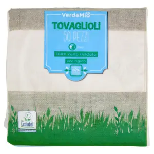VerdeMio Tovaglioli ecologico 50 pz